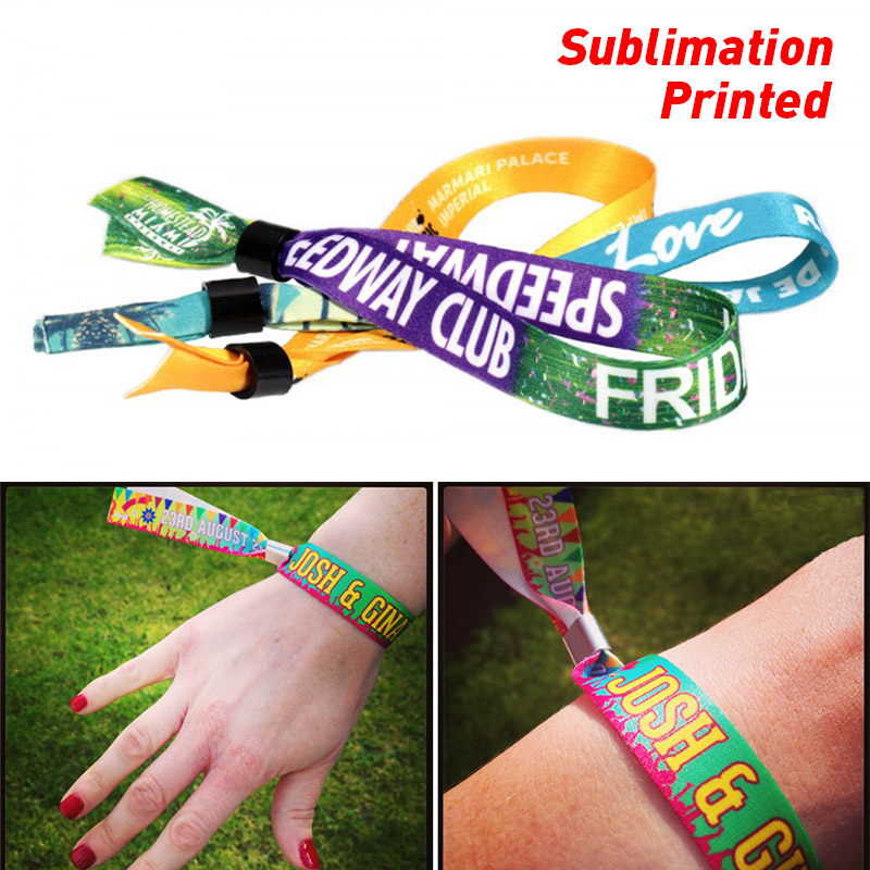 Sublimation printing wristbands
